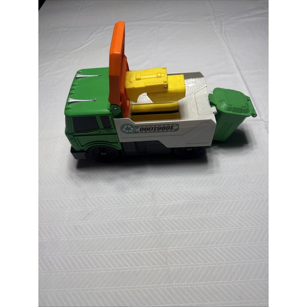 matchbox power launcher garbage truck Car Toy Used